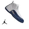 (13)Jordan 12 Retro “French Blue and White” Men's Shoe