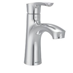 Moen 5015 Seena™ Single Hole Lavatory Faucet, ADA, 1 Lever Handle, 1-Hole, 1.2 gpm, Chrome