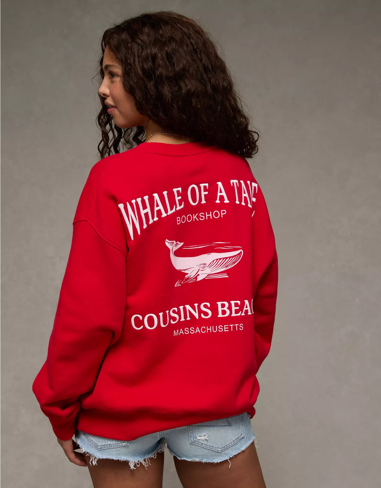 AE x The Summer I Turned Pretty Everyday Luxe Graphic Sweatshirt Size XL