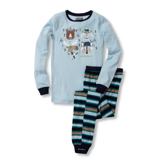 Boys Fleece And Waffle Knit Sleep Set Size 12