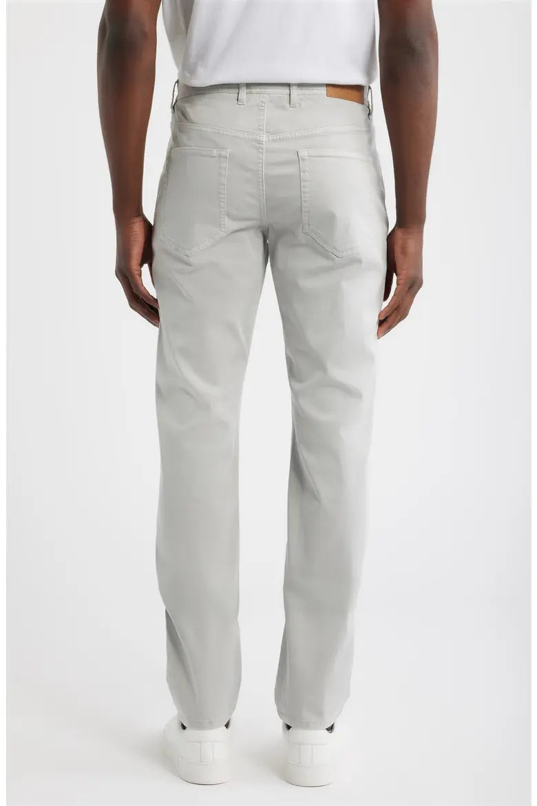Savannah Straight Leg Twill 5-Pocket Pants-Scott Barber Men's size 36
