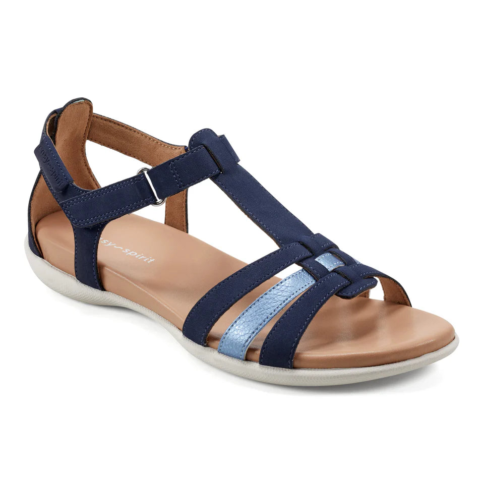 Easy Spirit Women's Leia3 Flat Sandal -Size 8.5M