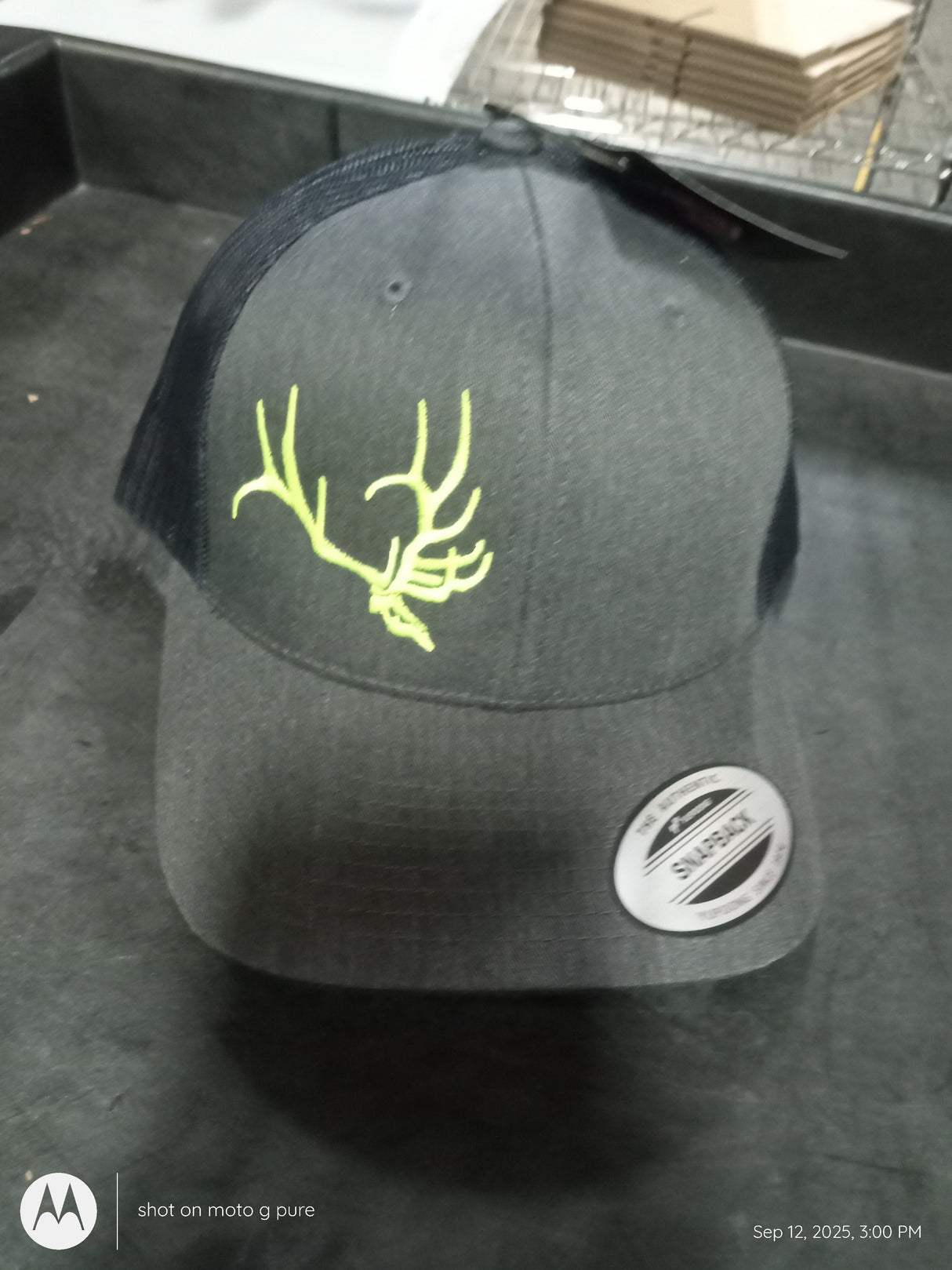 Yupoong 6606 YP Classics Retro Trucker Cap-charcoal/navy