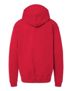 Softstyle Youth Midweight Hooded Sweatshirt RED