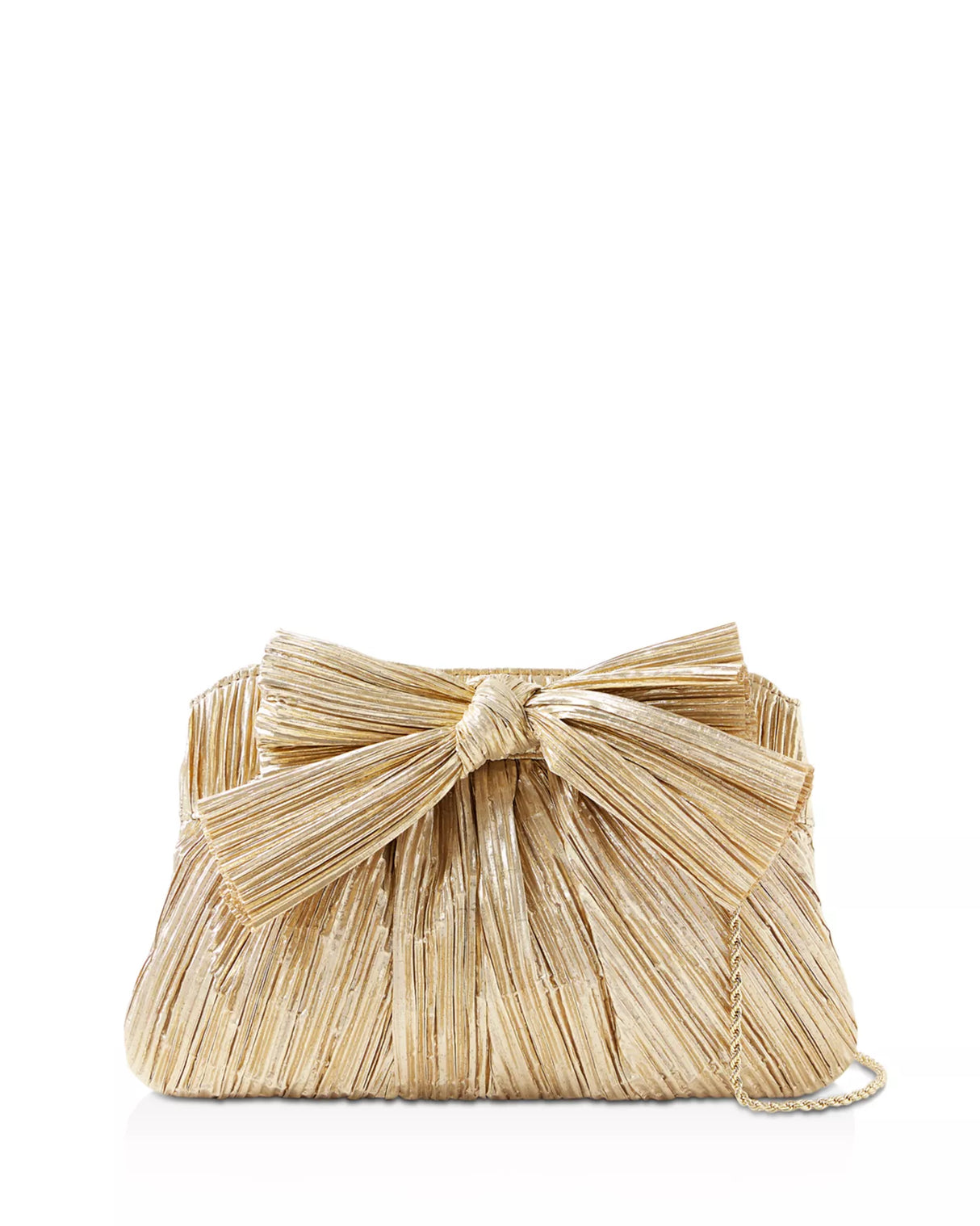 Loeffler Randall Rayne Small Pleated Bow Frame Clutch