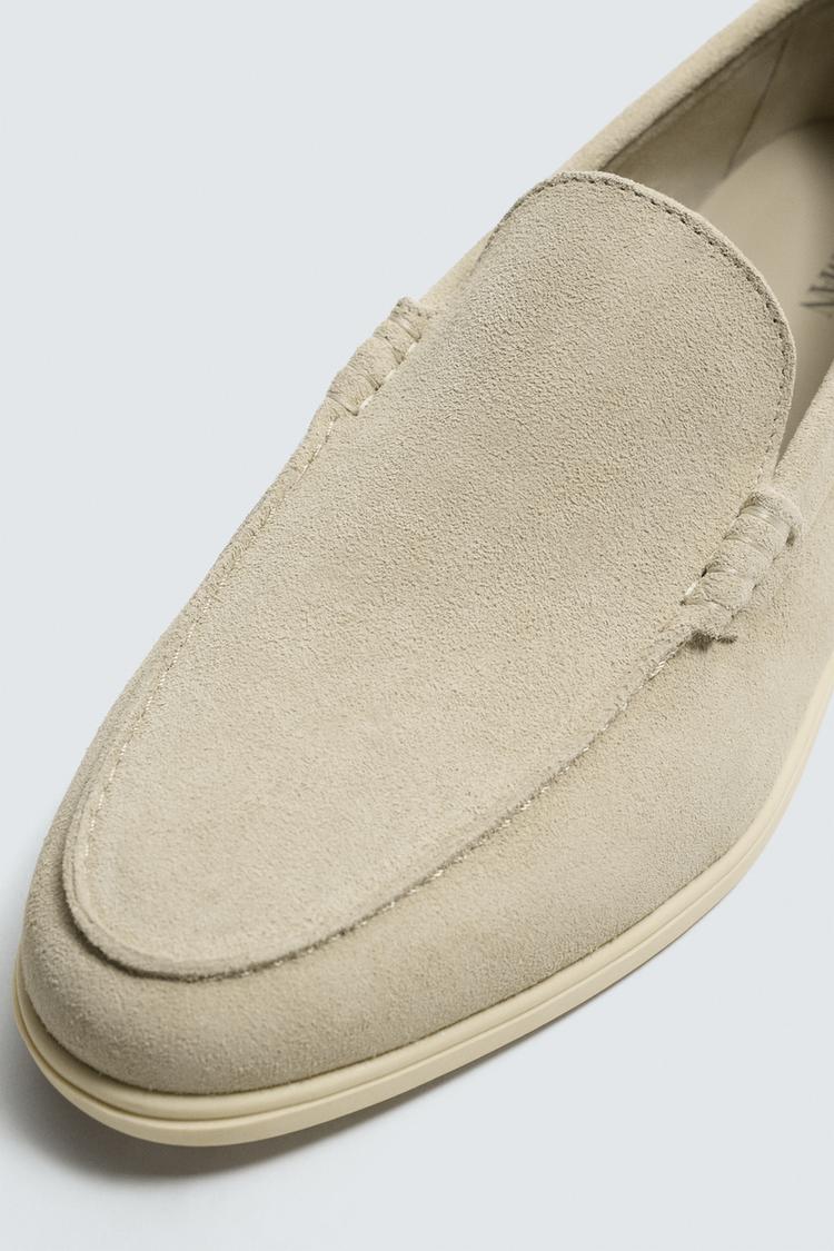 Zara - Men's Casual Leather Slip-On Loafers (Size : 11)