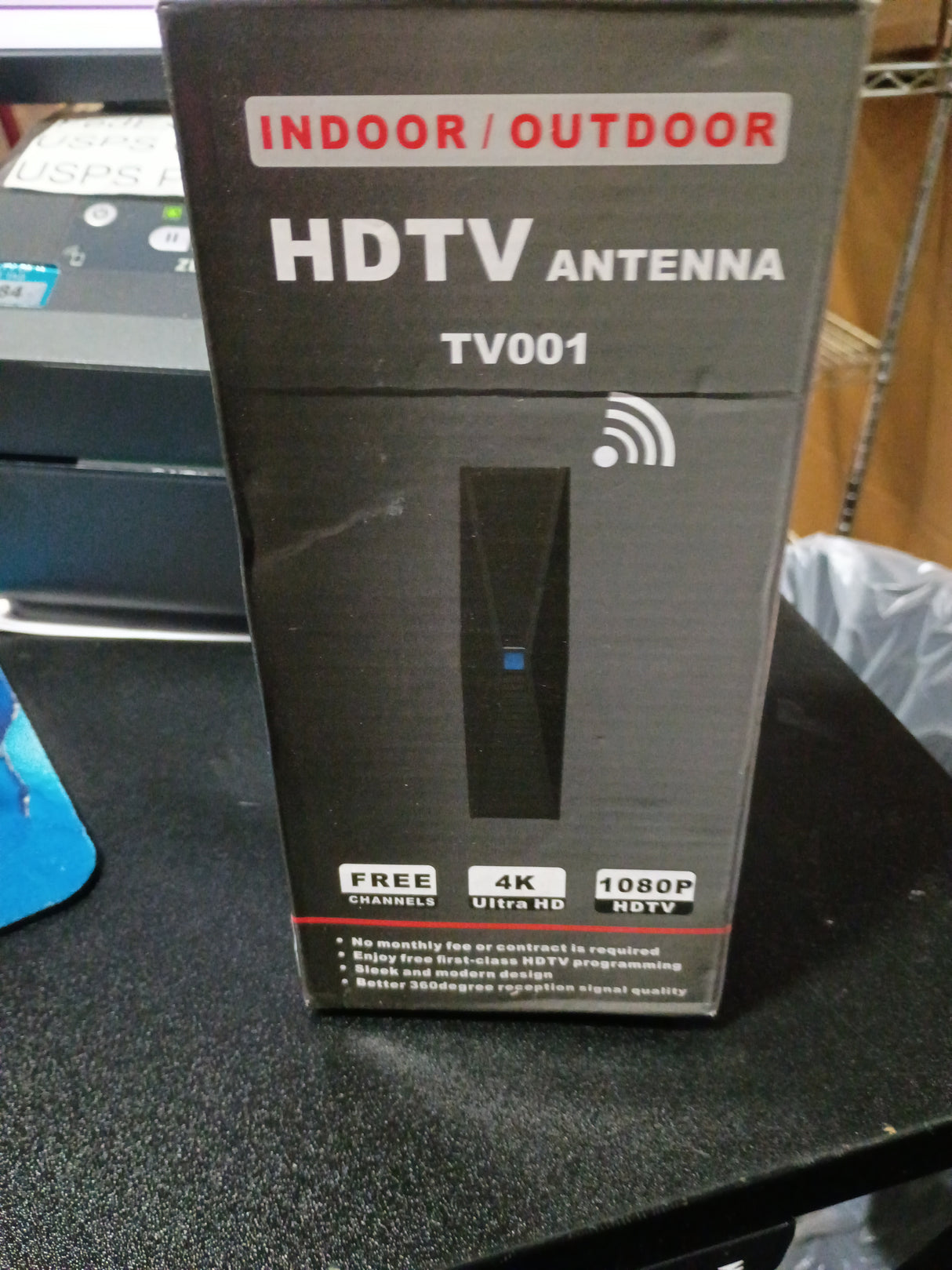 2025 Antenna for Smart TV, Long Range TV Antenna Indoor/Outdoor with 360° Signal Booster, Digital TV Antenna for Local Channels, Supports All Smart/Old TVs and 4K 1080P VHF UHF