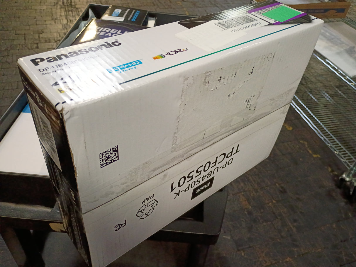 Panasonic Premium 4K Blu Ray Player, UHD DVD Blu Ray Player with Hi-Res Sound, 4K VOD Streaming, HDR10+ and Dolby Vision™, DP-UB450 (Black)