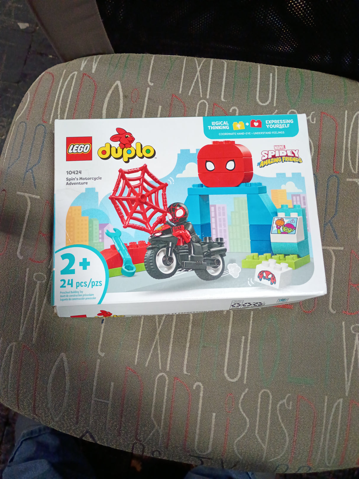 LEGO DUPLO Marvel Spin's Motorcycle Adventure Set 10424