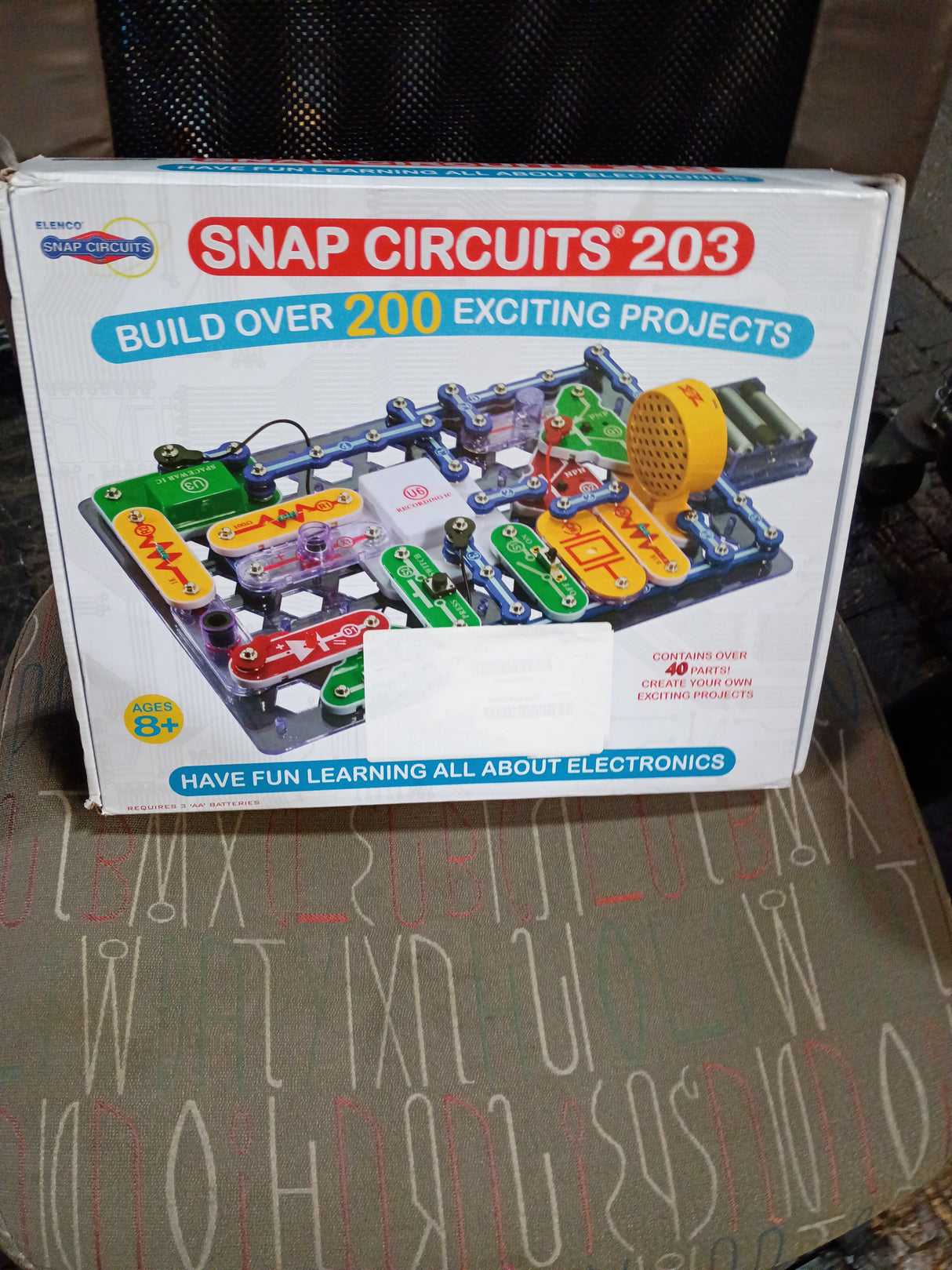 Snap Circuits 203 Electronics Exploration Kit | Over 200 STEM Projects | Full Color Project Manual | 42 Snap Modules | Unlimited Fun