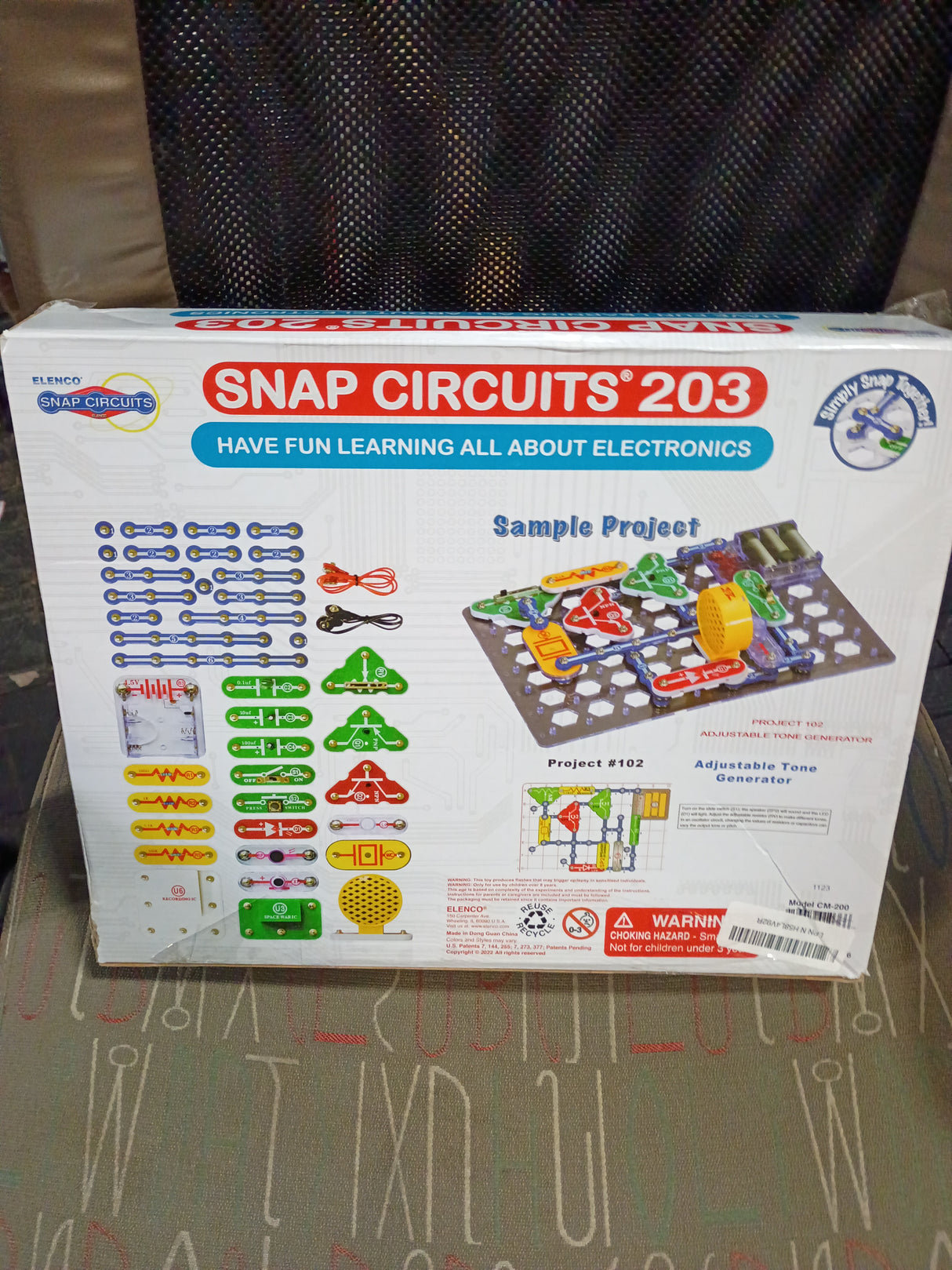 Snap Circuits 203 Electronics Exploration Kit | Over 200 STEM Projects | Full Color Project Manual | 42 Snap Modules | Unlimited Fun