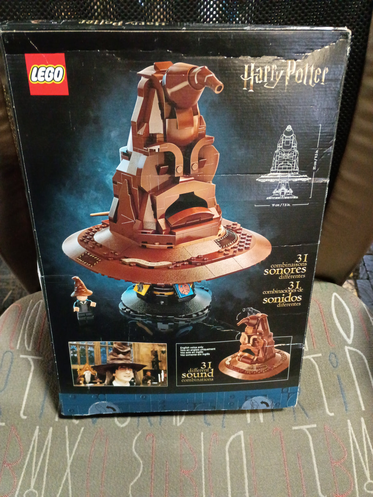 LEGO Harry Potter Talking Sorting Hat W/ 31 Voices - Harry Potter Building Set - Gift Idea for Adults, Women & Men, 18+ - 76429