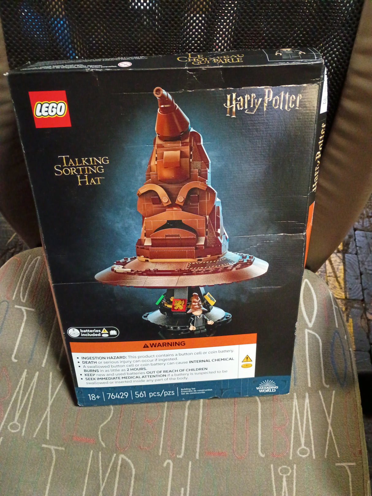 LEGO Harry Potter Talking Sorting Hat W/ 31 Voices - Harry Potter Building Set - Gift Idea for Adults, Women & Men, 18+ - 76429