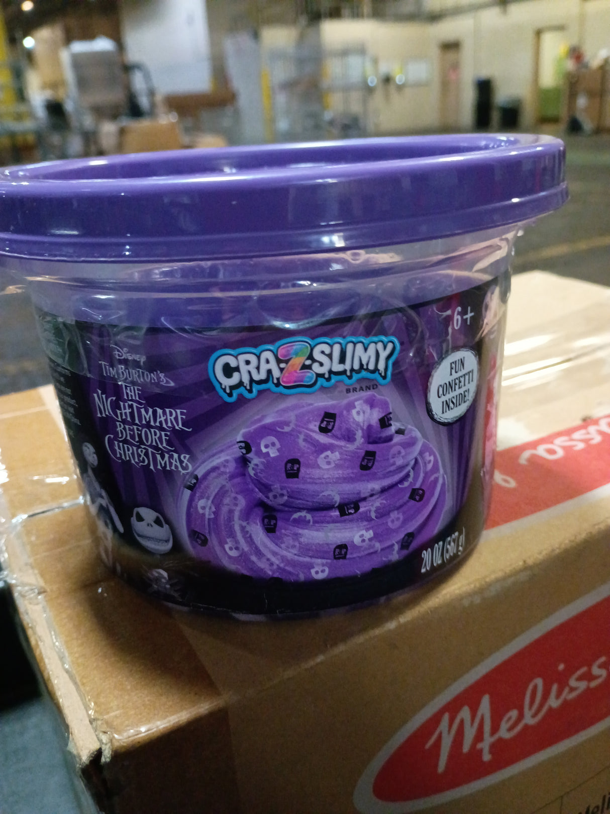 Cra-Z-Slimy x Disney Tim Burton's The Nightmare Before Christmas Slime Tub 20oz