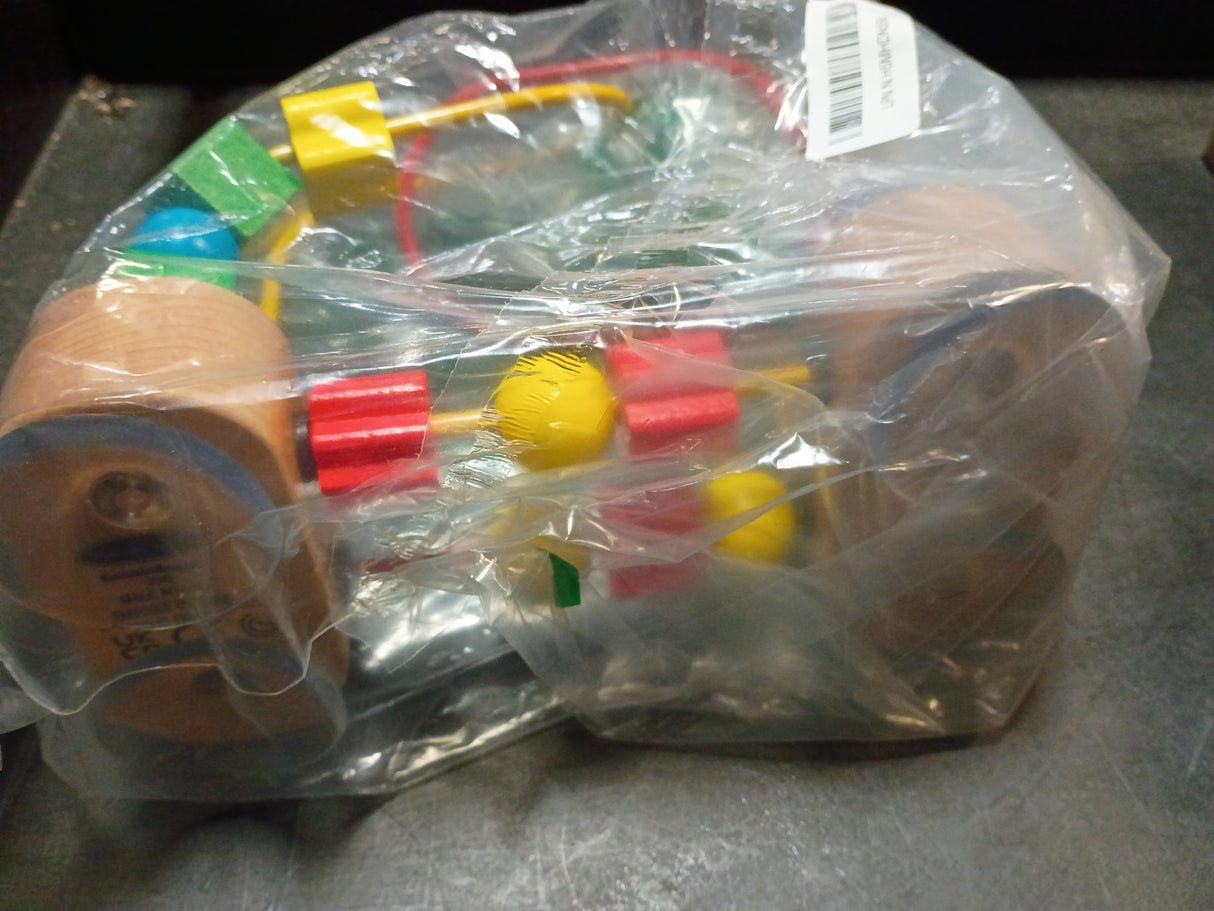 Melissa & Doug First Bead Maze - Wooden Educational Baby Toy with Suction Cups, for Floor, High Chair or Toddler Table, Toddler Toys for Girls