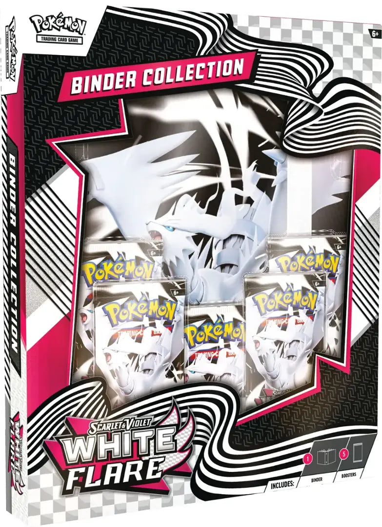 Pokémon - Trading Card Game: Scarlet & Violet White Flare Binder Collection Model: 10-10039-119
