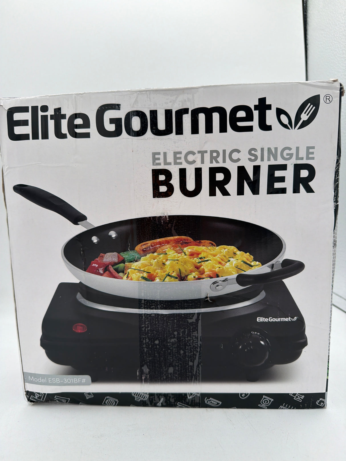 Elite Cuisine Single Cast Electric Burner Hot Plate