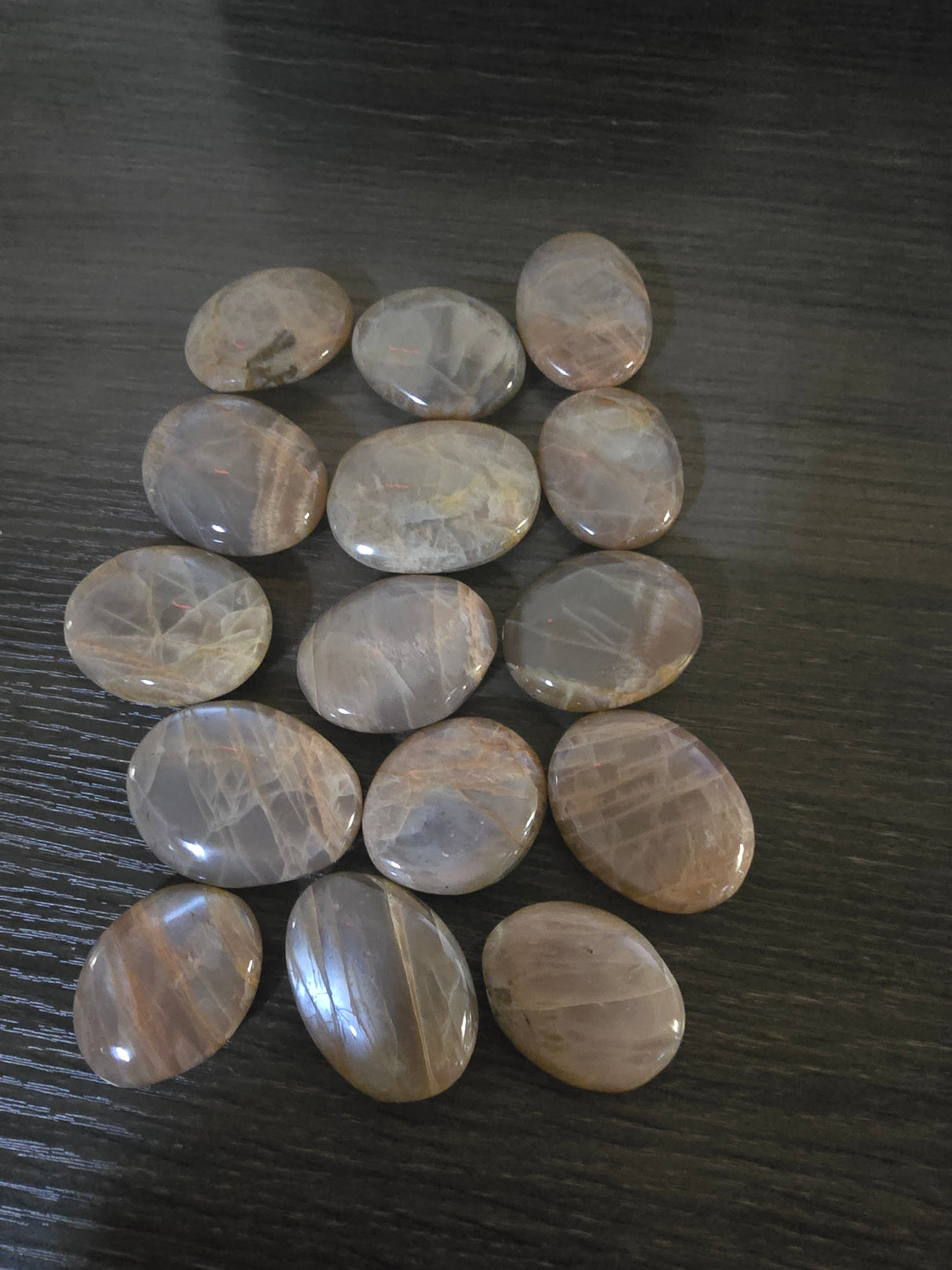 Peach Moonstone Palmstone 1pc (Assorted)