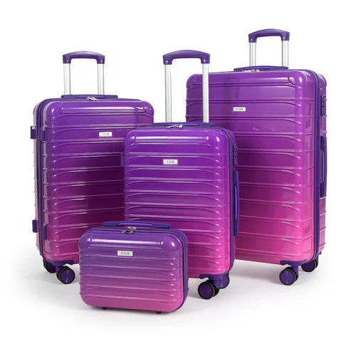 UUH Purple Gradient Luggage Set - 6 Piece
