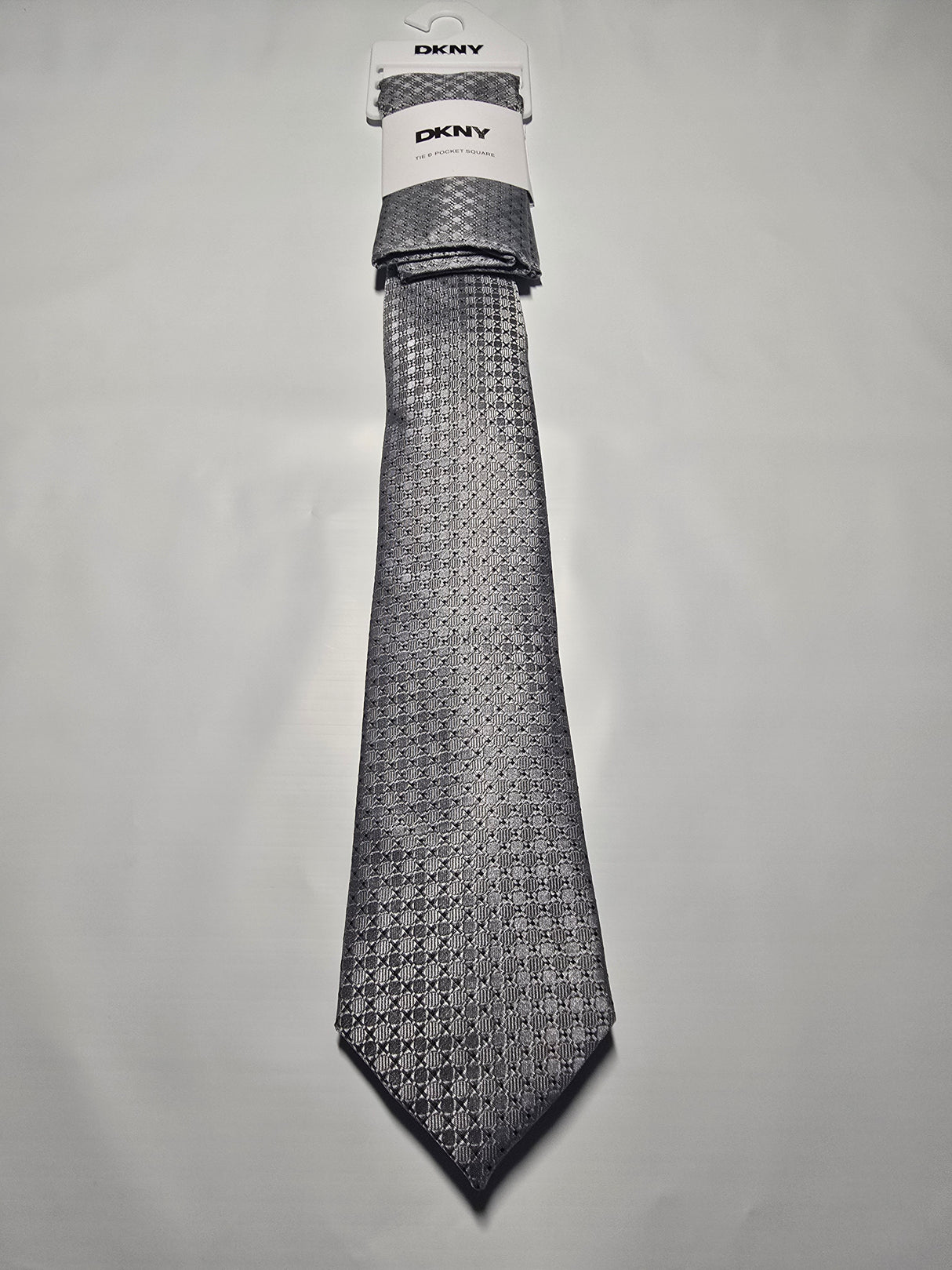 DKNY Tie and Pocket Square