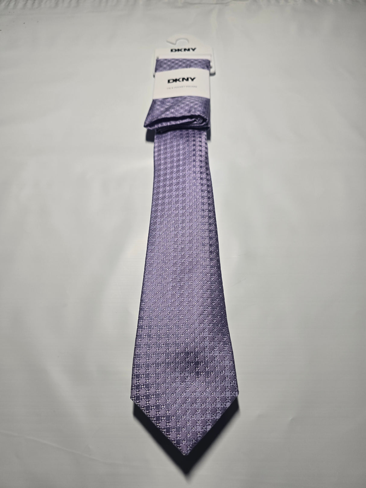 DKNY Tie and Pocket Square