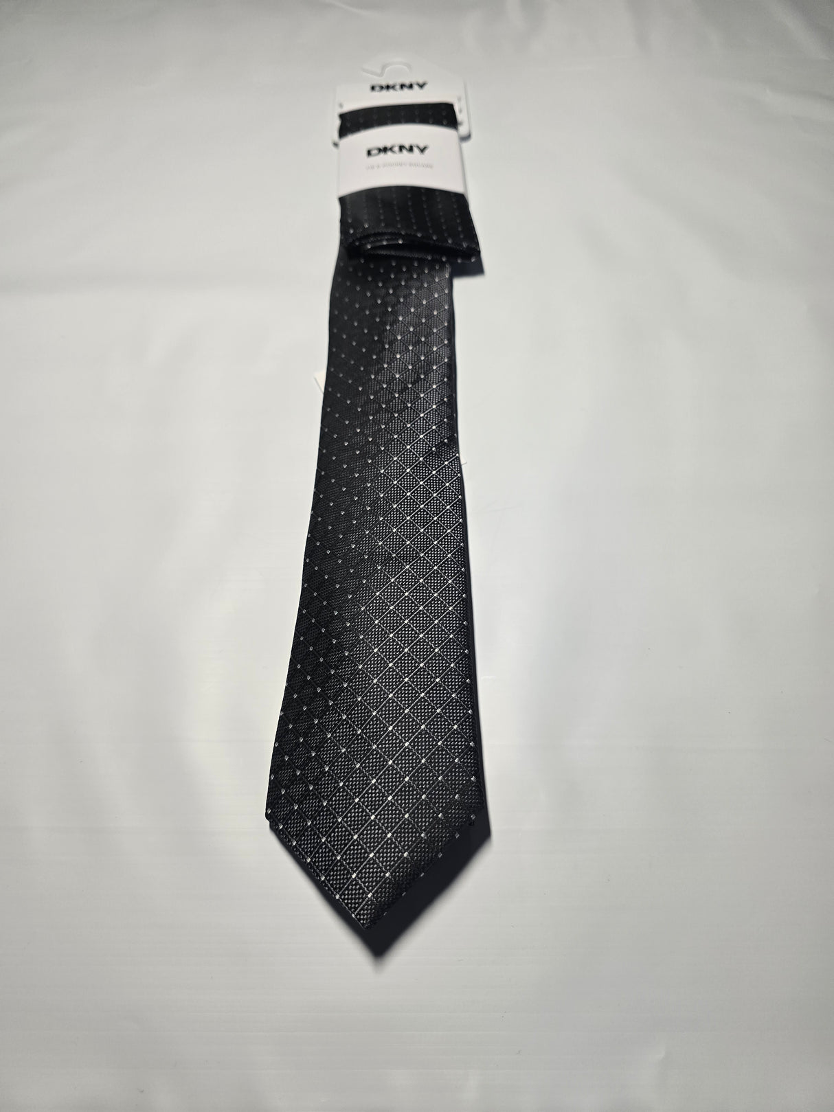 DKNY Tie and Pocket Square