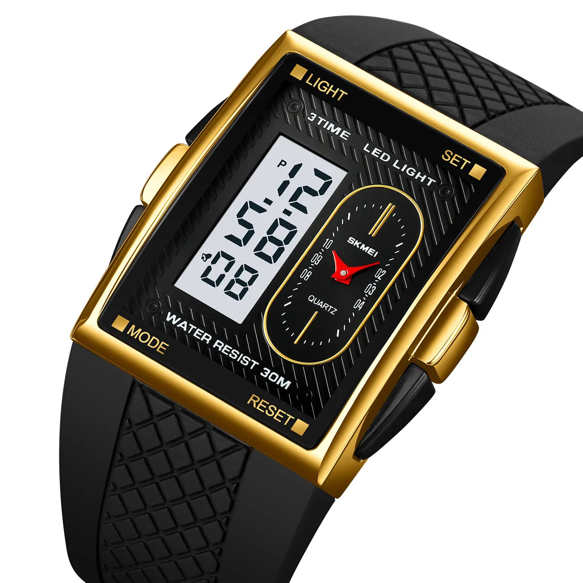 Skmei 2213 Outdoor Sports Square Men's Electronic Watch