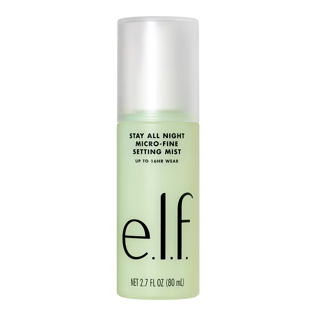 e.l.f. Stay All Night Micro-Fine Setting Mist, Hydrating & Refreshing Makeup Setting Spray For 16HR Wear-time, Vegan & Cruelty-Free, 2.7 Fl Oz