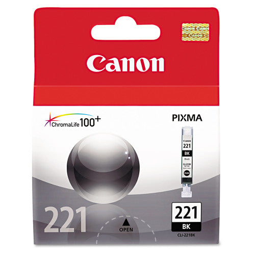 Canon 2946B001 (CLI-221) Ink, Black 4pk