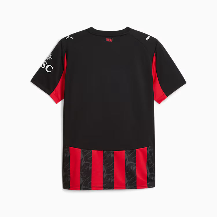 AC Milan 25/26 Home Replica by Puma - For All Time Red-PUMA Black - XL