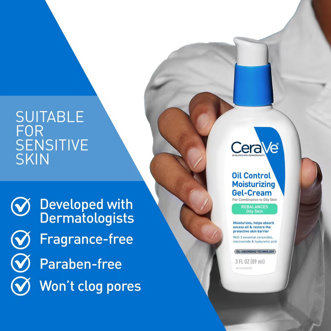 CeraVe Oil Control Moisturizing Gel-Cream 3 Fl Oz