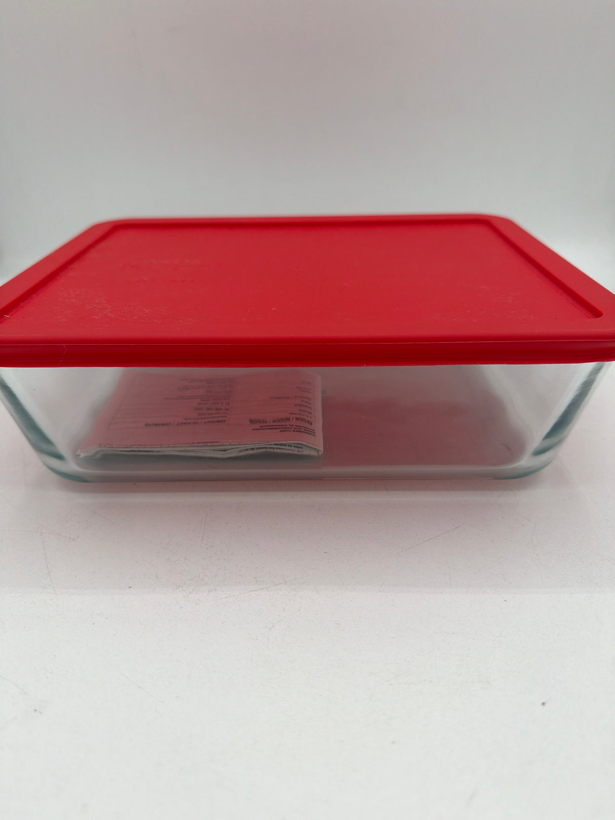 Pyrex Simply Store Glass Food Storage Container, Snug Fit Non-Toxic Plastic BPA-Free Lids, Freezer Dishwasher Microwave Safe, 11 Cup