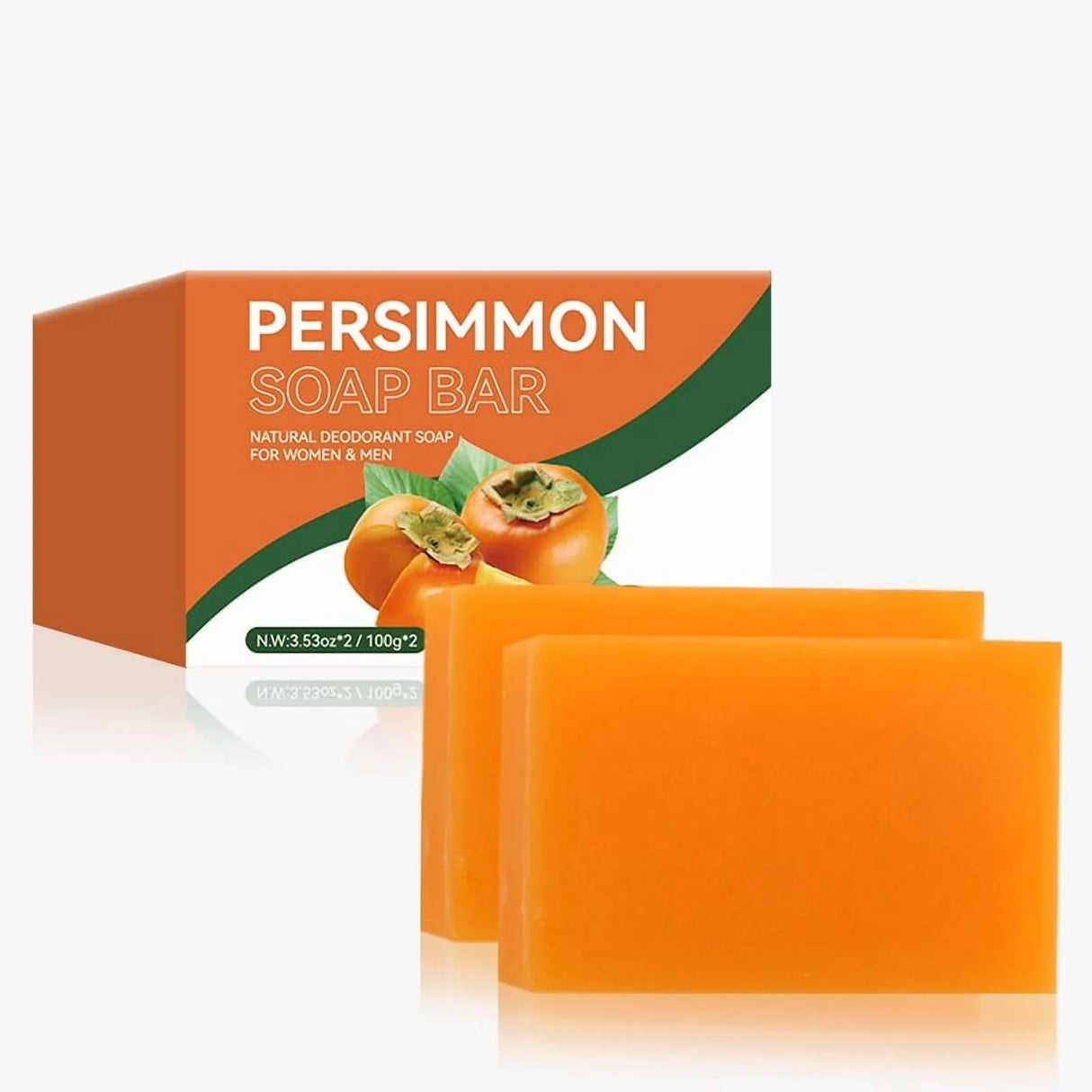 Persimmon Soap Bar 2Pcs - 3.53 oz. x2