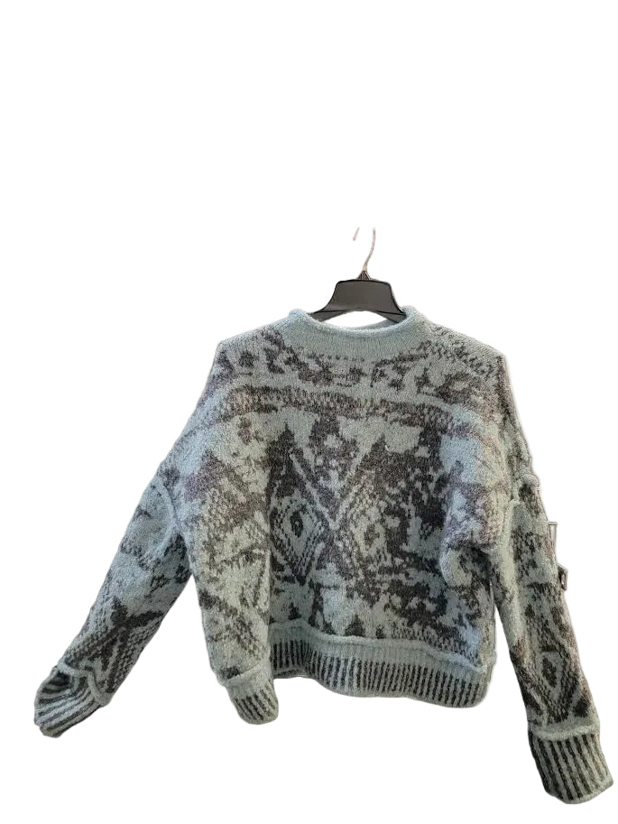 Anthropologie Dark Blue Sweater Size: L