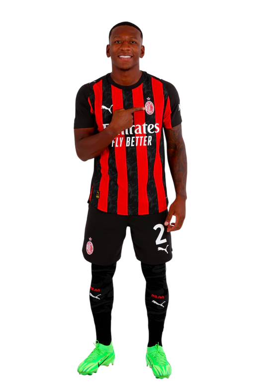 Estupinan Milan Ac Milan Official Home Sportbaer 2 Jersey Size L
