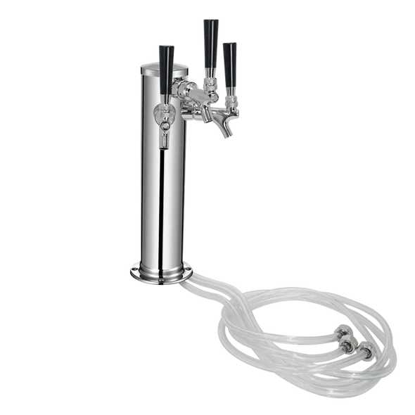 Talos 3" Column 3 Faucets Air Beer Tower