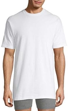 Stafford 4 Pack Heavyweight Tall Crew Necks XXLT 100% Heavyweight Cotton Durable Comfort White
