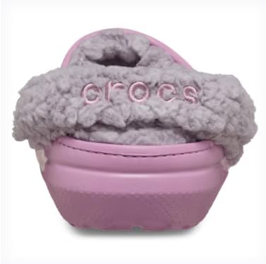 Crocs Unisex-Adult Classic Fleece Lined Clogs, Fuzzy Slippers for Women and Men Size: 9W/7M