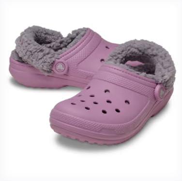 Crocs Unisex-Adult Classic Fleece Lined Clogs, Fuzzy Slippers for Women and Men Size: 9W/7M