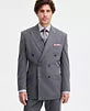 Tayion Collection Men's Classic-Fit Pinstripe Double-Breasted Suit Separate Jacket Size 48L