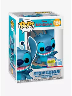 Funko Pop! Disney Lilo & Stitch Surfboard Stitch Limited Edition Vinyl Figure - BoxLunch Exclusive