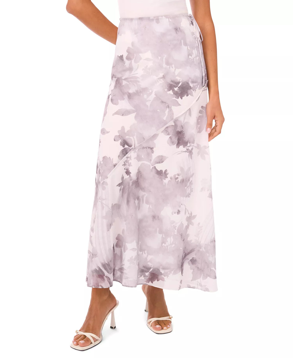 1.STATE Women's Column Printed Maxi Skirt Size: M