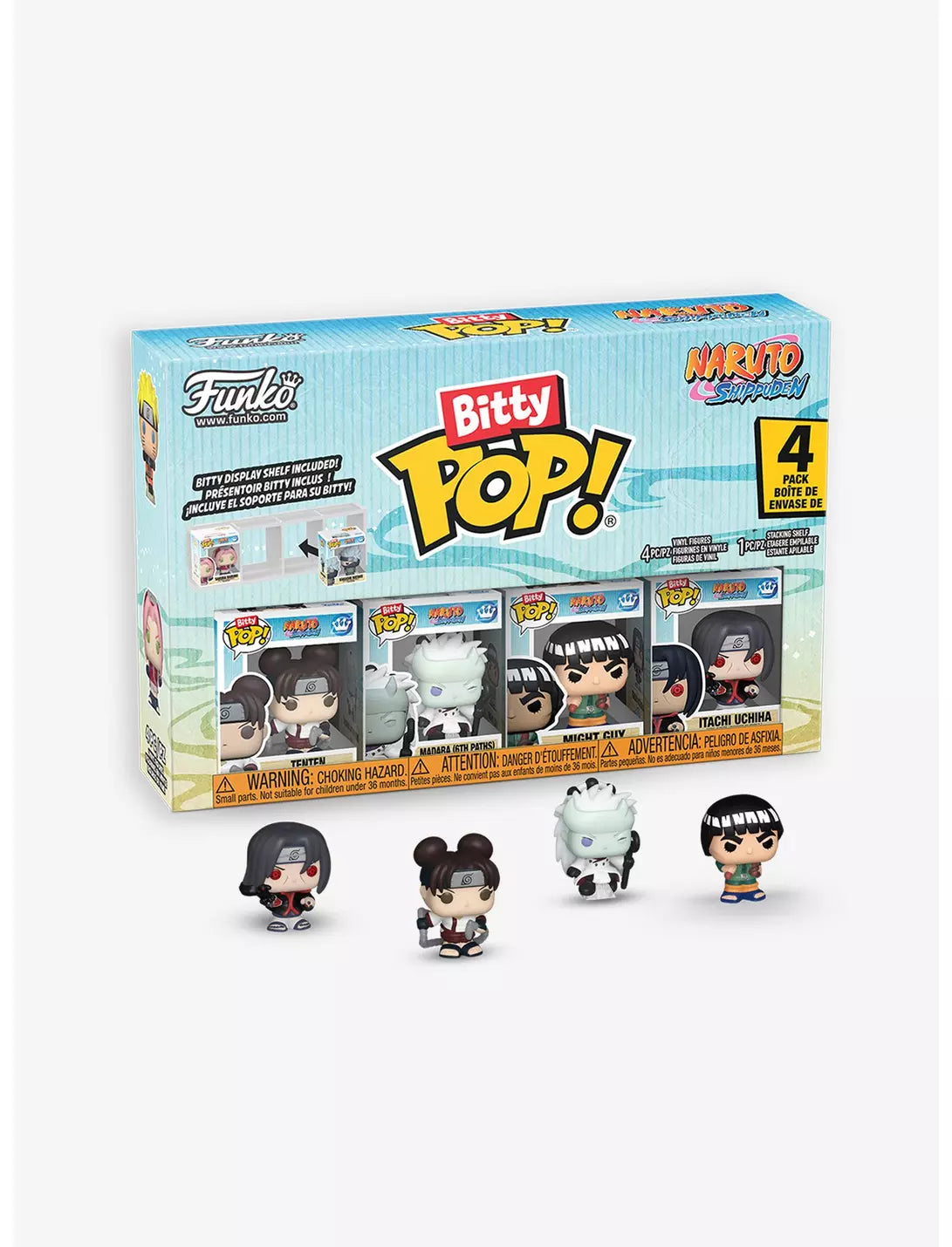 FUNKO | Bitty Pop! | Naruto Shippuden 4 Pack