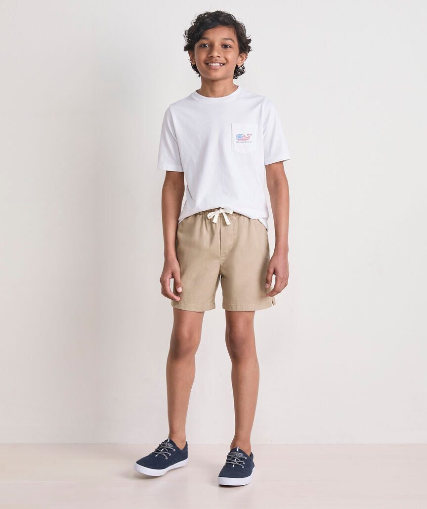 Vineyard Vines Boys' Pull-On Chino Shorts - Khaki - Size: 16