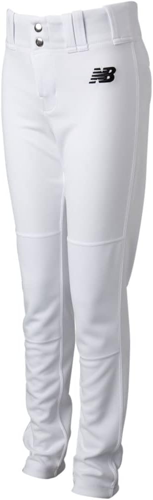 New Balance Youth Adversary 2.0 Solid Tapered Baseball Pant - White - Small