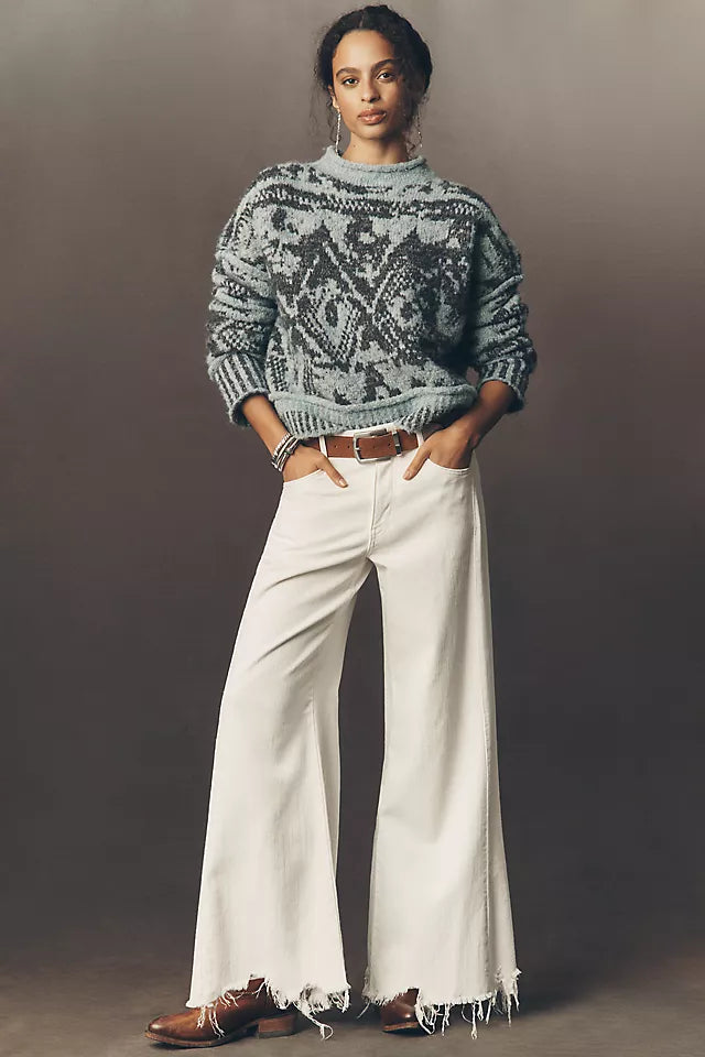 The Adi Mid-Rise Flare Jeans by Pilcro Size 28