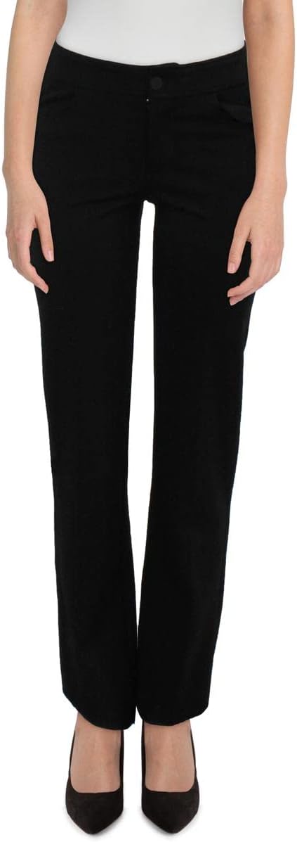 Anne Klein Women's Mid-Rise Boot Cut Pants - Size 10