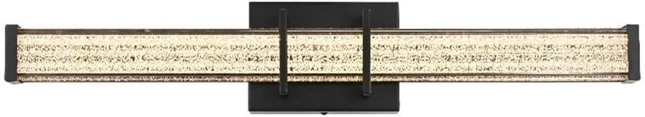 Living District Ivaan 24" Led Wall Sconce in Black