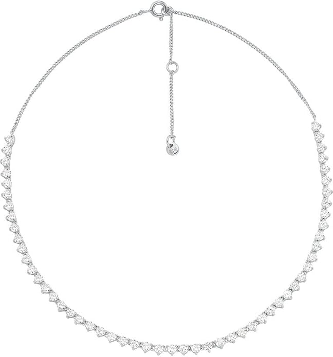 Michael Kors - Kors Brilliance Premium Sterling Silver Necklace for Women MKC1612AN040