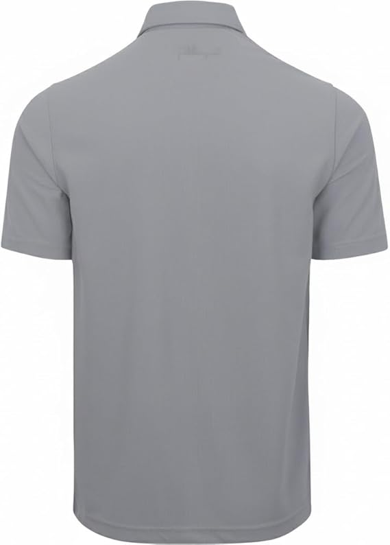 Greg Norman Full Button Pique Polo (Color - Sterling)